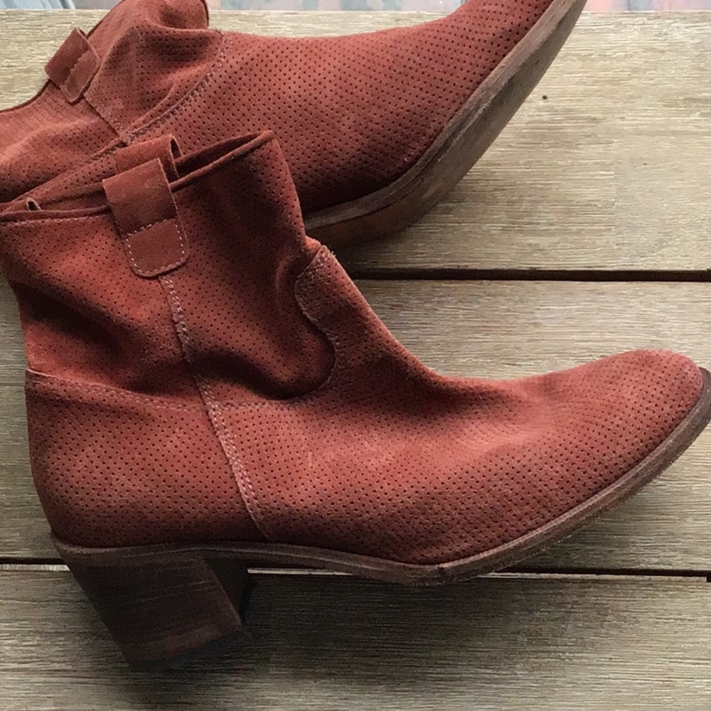 EUC worn a couple times Italian suede boots